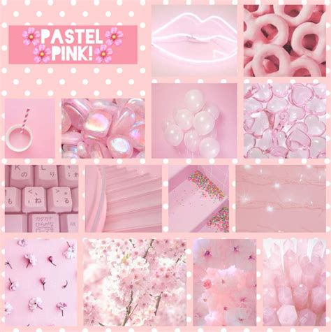 Pastel Pink Aesthetic Collage Aesthetic Universe Amino