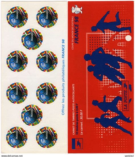 Commémoratifs France 98 Coupe Du Monde De Football Carnet