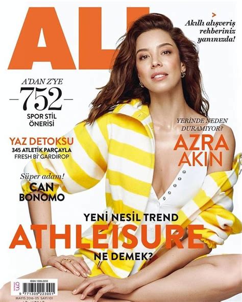 Azra Akin All Magazine Pictorial Turkey May 2016 Magazine Cover