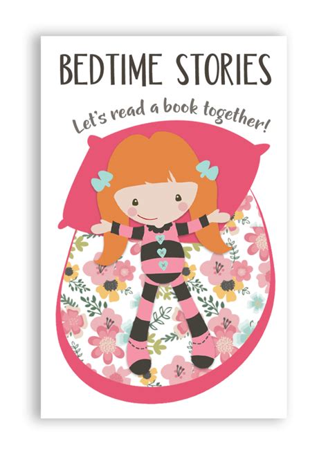 Free Printable Bedtime Stories Magnetic Kids Bookmarks Girls Cutecrafting