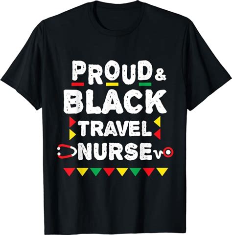 Black Travel Nurse Funny Nursingtravel Nursing Rn Medical