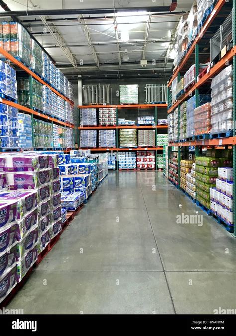Costco Wholesale Warehouse Stock Photo Alamy