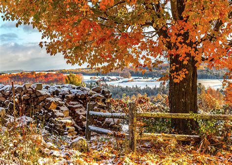 Classic Vermont Fall Scene Photograph By Tim Kirchoff Fine Art America