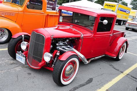 Hot Rod Rods Custom Retro Vintage Pickup Truck Wallpapers Hd