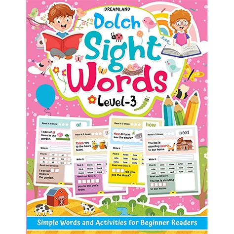Buy Dolch Sight Words Level 3 Simple Words And Activities For Beginner