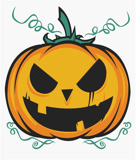 Halloween Png Scary Pumpkin Cartoon Transparent Png Transparent