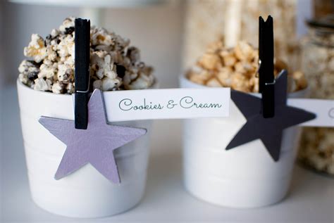 The Oscar Party Popcorn Bar Ideas Twinkle Twinkle Little Party