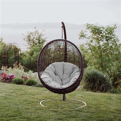 Stylish Designer Papasan Swing Chair For Garden Yard Or Patio