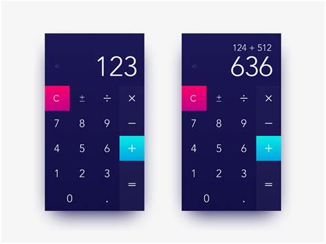 Daily Ui Challenge 04 Calculator By Guillaume Parra On Dribbble