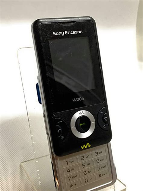 Sony Ericsson Walkman W205 Ambient Black Unlocked Mobile Phone