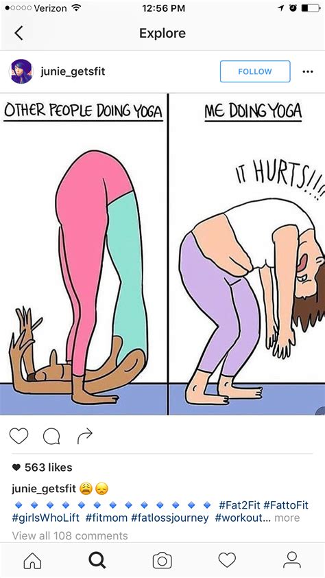 Pin By Anne Swanson On Runningwork It Funny Yoga Memes Yoga