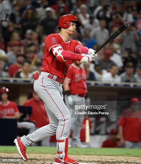 Shohei Ohtani Of The Los Angeles Angels Takes A Strike During The