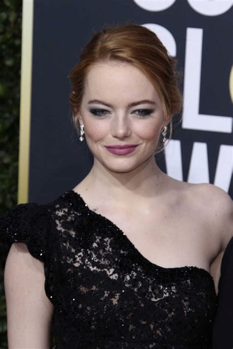 Emma Stone At The 75th Annual Golden Globe Awards In Beverly Hills 01