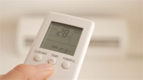 Cooling Down Room Temperature with Stock Footage Video (100% Royalty