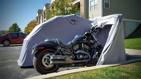 The Bike Shield Is An Easy And Self Enclosing Motorcycle Storage