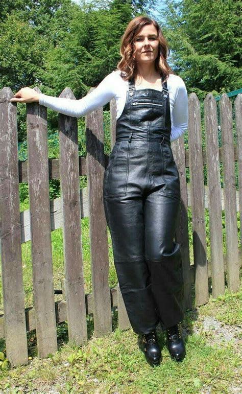 Lederlady Leather Overalls Overalls Women Leather Dress Outfit