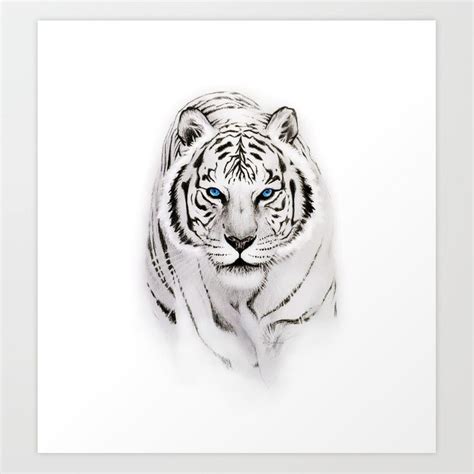 Buy W Tiger Art Print By Katyawentz Worldwide Shipping Available At