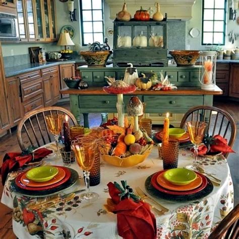 22 Beautiful Ideas For Fall Decorating In The Kitchen Interior