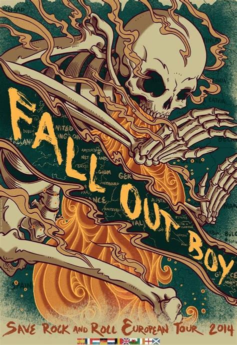 Fallout Boy Album Cover For Europe Save Rock And Roll Fall Out Boy