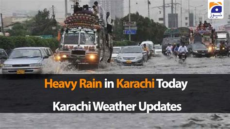 Heavy Rain In Karachi Karachi Weather Update 26th July 2020 Youtube