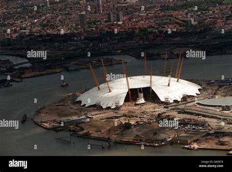 An Aerial View Of The Millennium Dome In Greenwich After The Topping