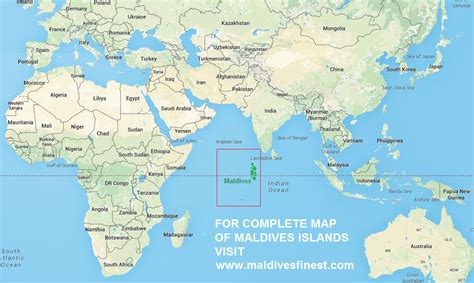 Maldives Map And Location Of Islands