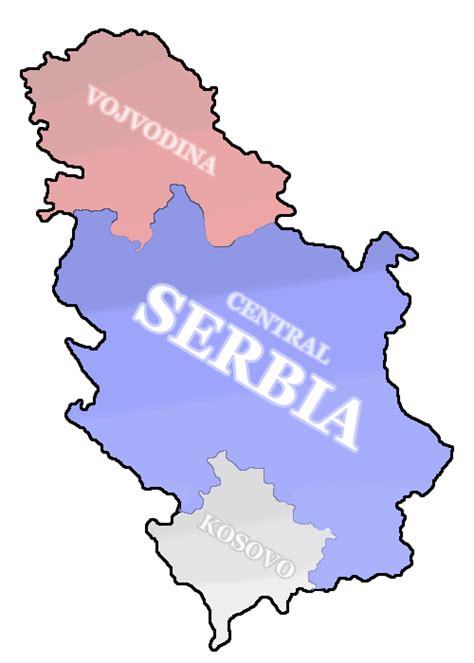 Administrative Divisions Of The Republic Of Serbia Administrative