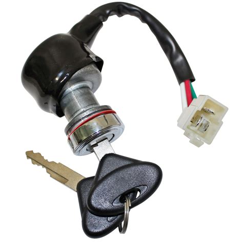 3 Wire Ignition Start Switch With Keys 400496 Bmi Karts And Parts