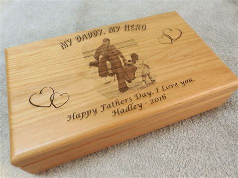 32 best father's day gifts from daughter in 2021. Unique fathers-day-gift. Laser engraved keepsake box ...
