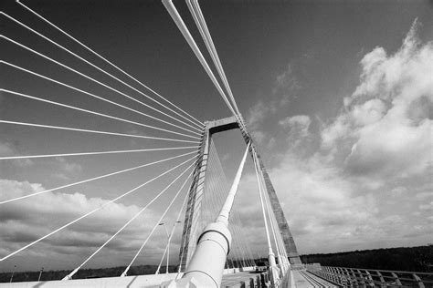 Lewis And Clark Bridge In Bandw Toby Scaglione Flickr