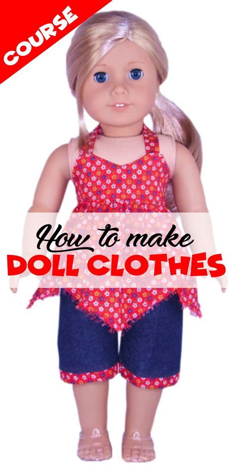 How To Make Doll Clothes American Girl Video Tutorial Easy To Follow