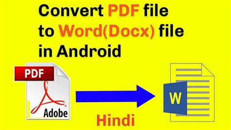 Pdf To Wordpdf File Ko Word File Me Kaise Convert Kare How To Convert