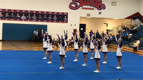 St Clair High School Girls Varsity Comp Cheer Winter 2019 2020 Photo