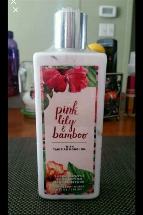 New Sealed Bath And Body Works Pink Lily And Bamboo Body Lotion 8 Fl Oz Body Lotion Bath And