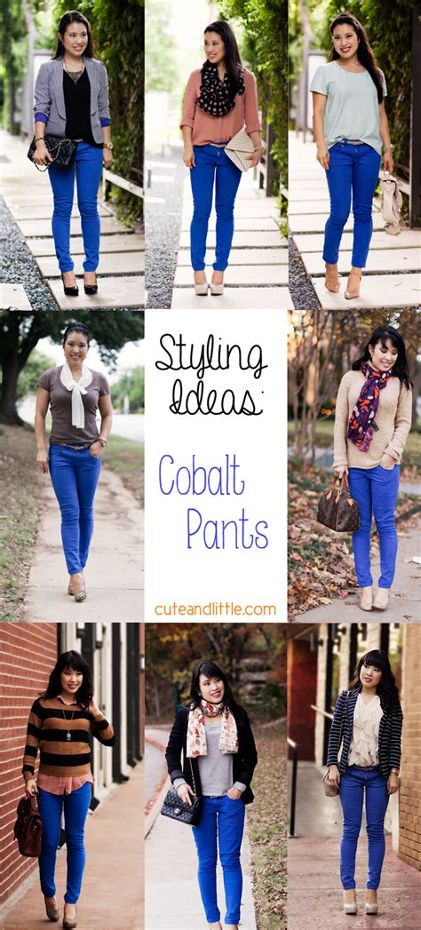 Styling Inspiration Cobalt Blue Pants Cute And Little Dallas Petite