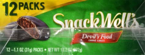 Snackwells Devils Food Cookie Cakes Multipack 12 Count 11 Oz