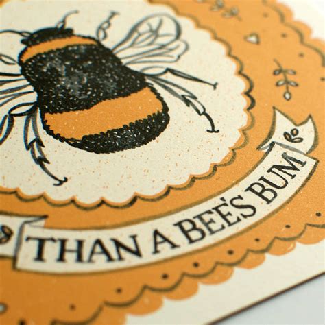 Besides good quality brands, you'll also find plenty of discounts when you shop for bee card deck during big sales. cute bee card by snowdon design & craft | notonthehighstreet.com