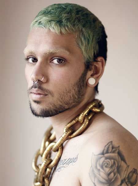 Green Hair For Men Images And Pictures Becuo