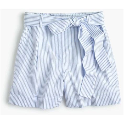 Jcrew Tie Waist Short 100 Liked On Polyvore Featuring Shorts Short