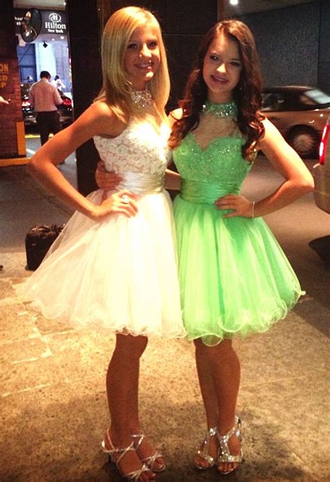 Dance Moms Paige And Brooke Representing Sherri Hill At Fashion Week They Are Gorgeous Dance