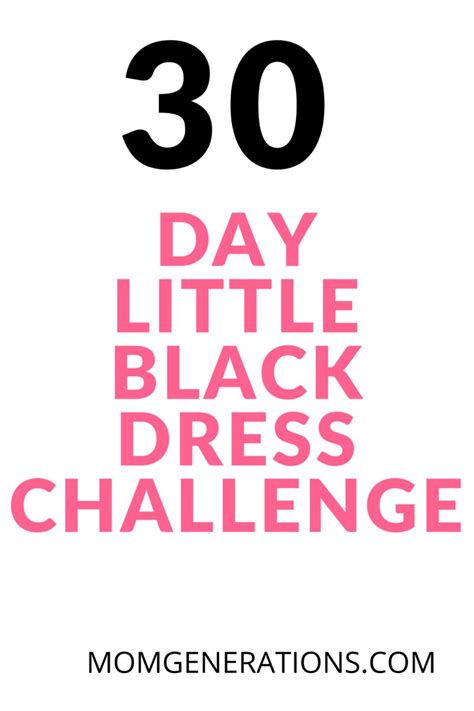 Little Black Dress Challenge In 2020 Little Black Dress Challenge