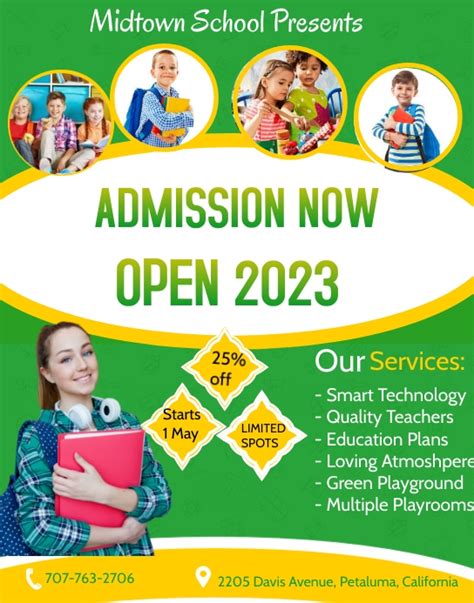 Copy Of School Admission Open Poster Template Postermywall