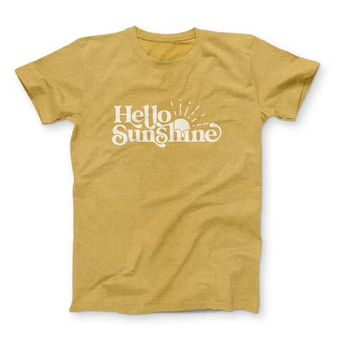 Hello Sunshine T Shirt Ruff House Print Shop