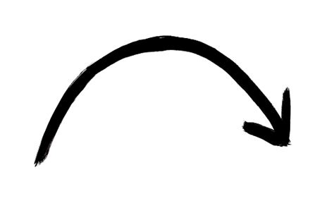 Sketch Of Black Arrow Stock Photo Download Image Now Arrow Symbol