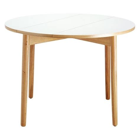 Perfect For Small Spaces The Compact Suki White Folding Round Dining