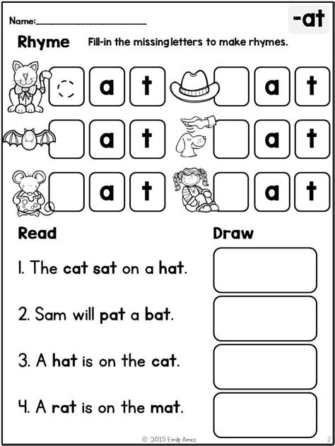 Free Printable Read And Draw Worksheets Lori Sheffields Reading