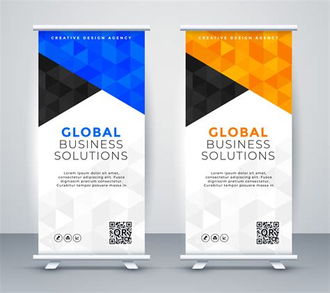 modern rollup standee banner template - Download Free Vector Art, Stock Graphics & Images