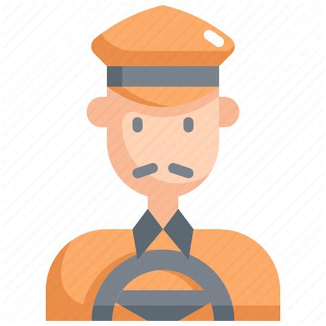 Avatar Cab Driver Man Profession Taxi User Icon Download On