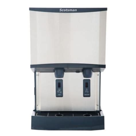 scotsman hid540w 1 500 lb meridian water cooled nugget ice machine dispenser with water dispenser