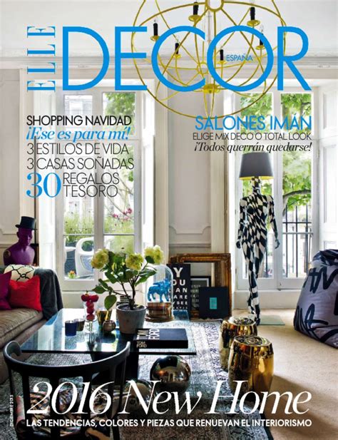 5667 Elle Decor Cover 2015 December Issue